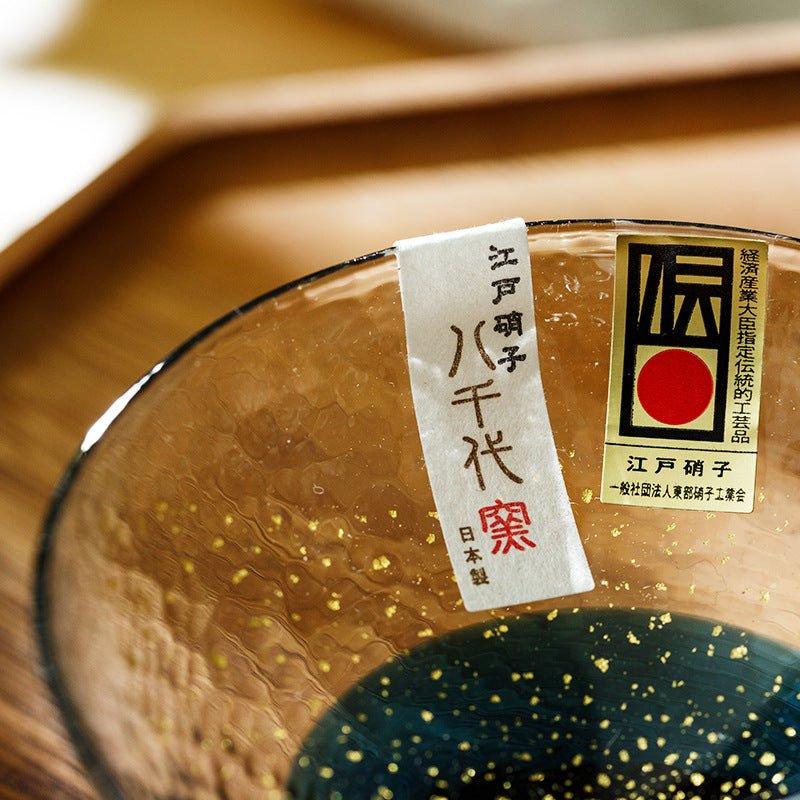 Luxury Japanese "Galaxy" Crystal Glasses – A Universe in Your Hand