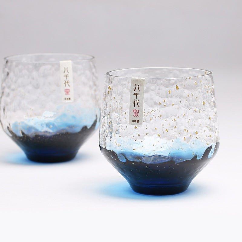 Luxury Japanese "Galaxy" Crystal Glasses – A Universe in Your Hand