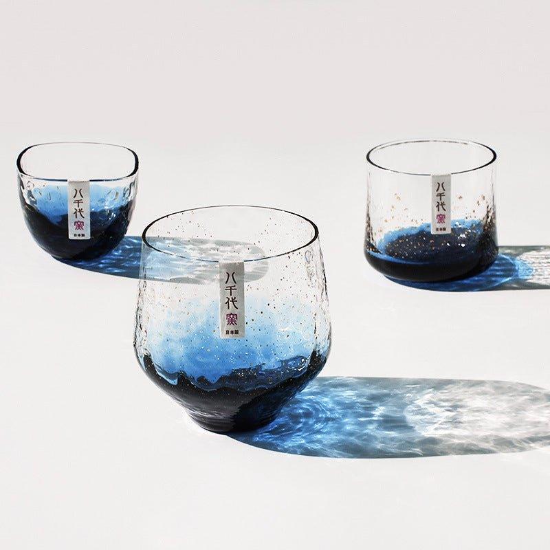 Luxury Japanese "Galaxy" Crystal Glasses – A Universe in Your Hand