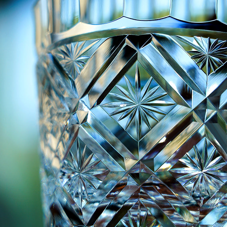 Edo Kiriko Handcrafted Hana Blossom Glass – A Petal of Perfection in Crystal