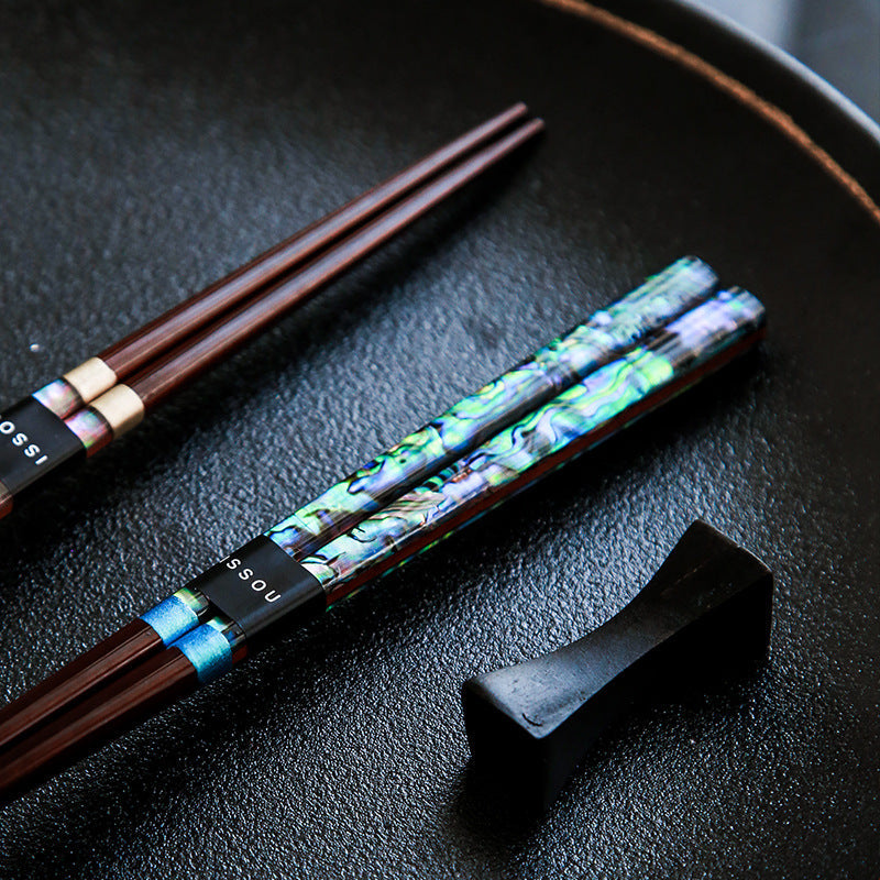 Japanese Handcrafted Mother of Pearl Chopsticks Set
