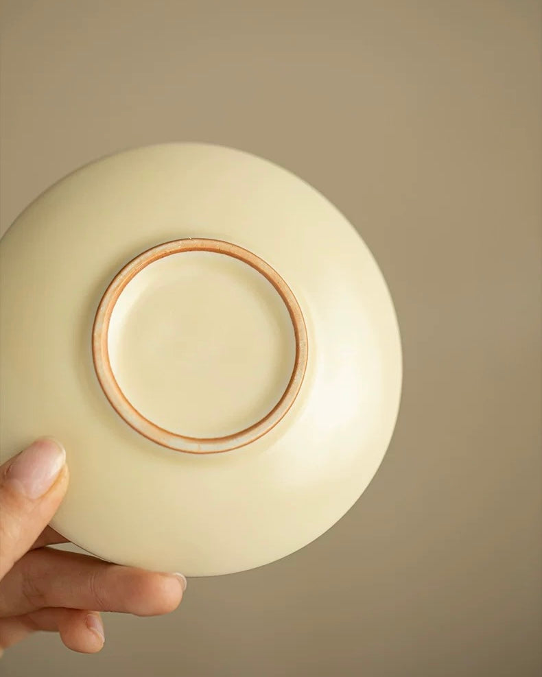 Ru Ware "Auspicious Clouds & Dancing Butterflies" Floating Gaiwan