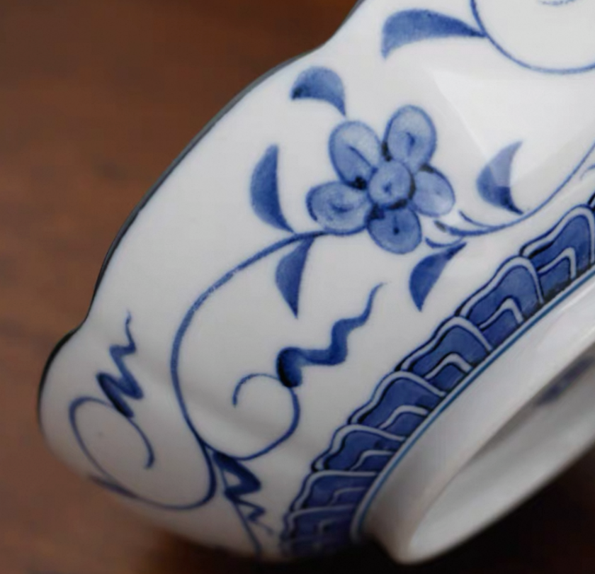 Authentic Mino Ware Large Ramen Bowl, Handmade