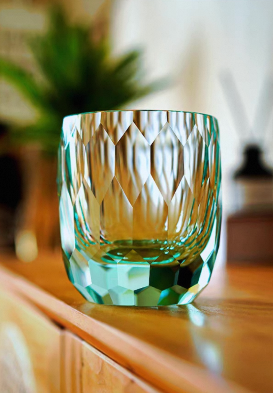 Edo Kiriko Hand-Carved K9 Lead-Free Premium Crystal Whiskey Glass – A Masterpiece of Light and Spirit