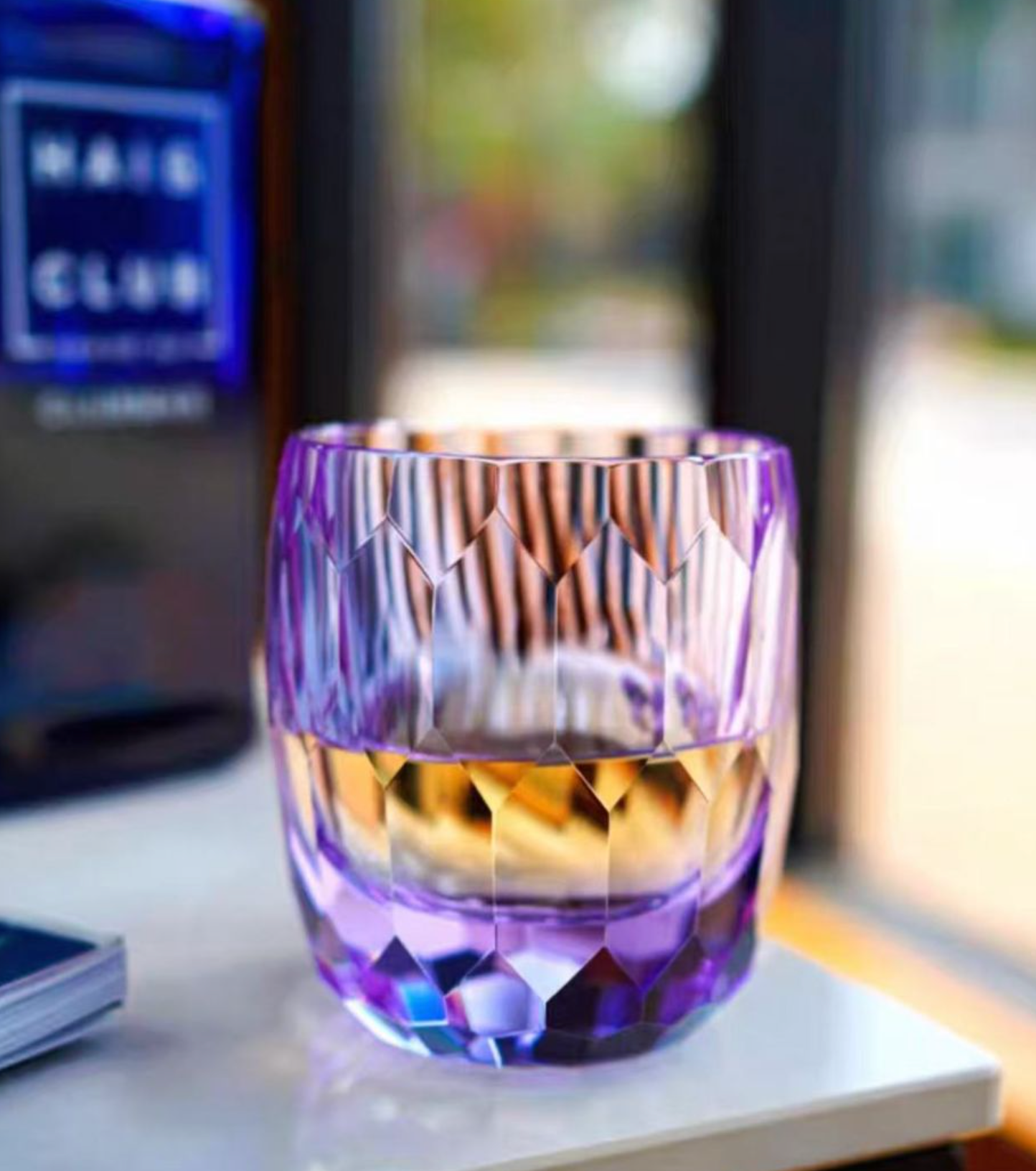 Edo Kiriko Hand-Carved K9 Lead-Free Premium Crystal Whiskey Glass – A Masterpiece of Light and Spirit