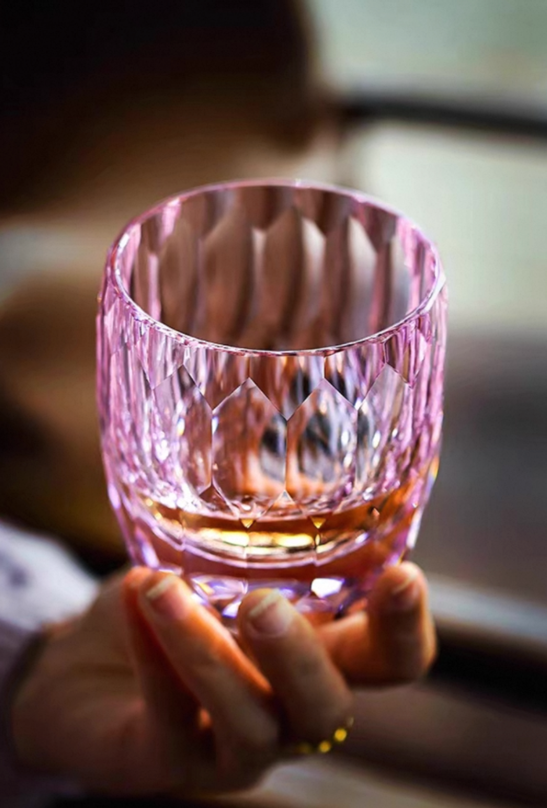 Edo Kiriko Hand-Carved K9 Lead-Free Premium Crystal Whiskey Glass – A Masterpiece of Light and Spirit