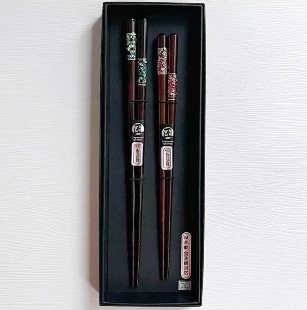 Japanese Handcrafted Wooden Chopsticks Gift Set