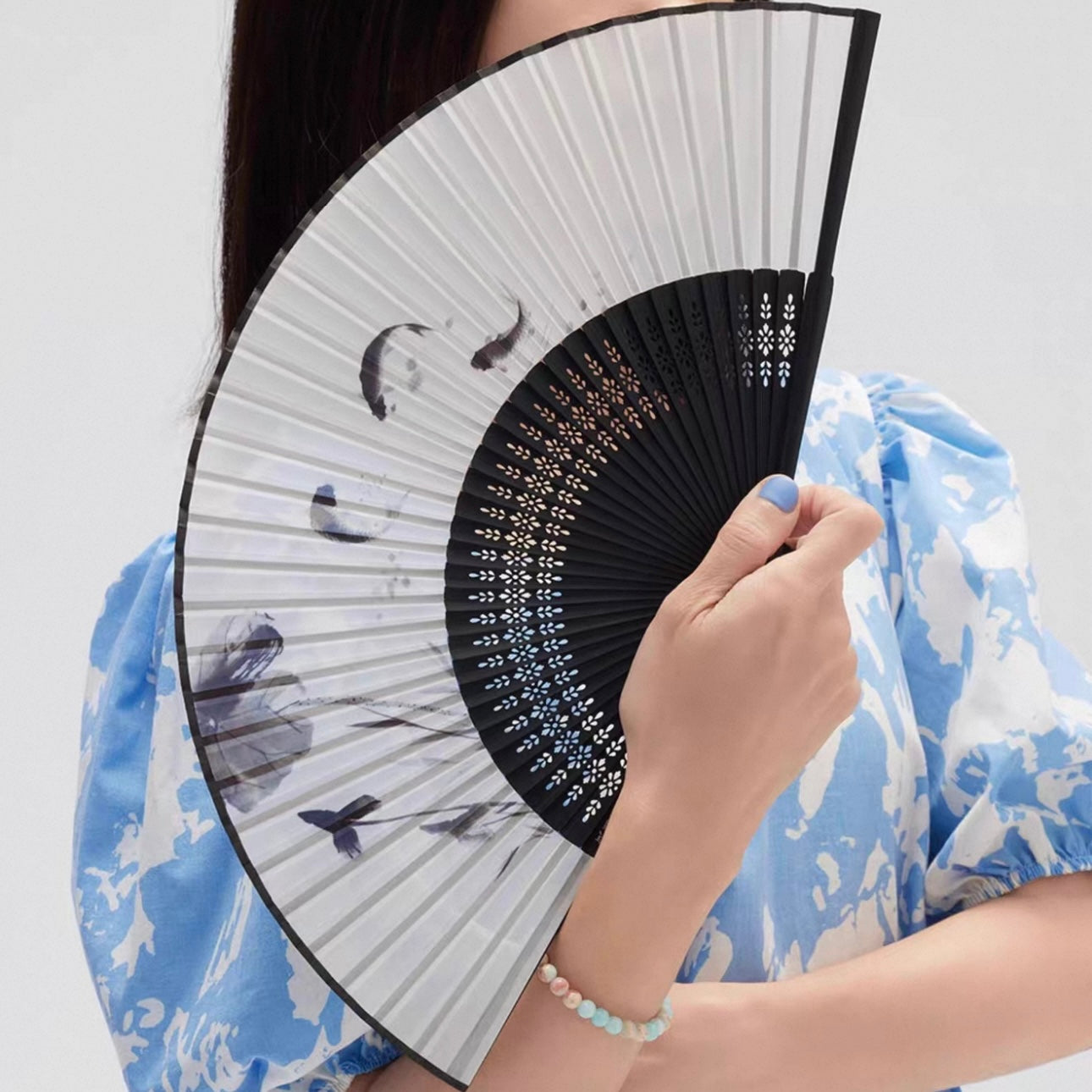 The Zen Garden Chronicles | Handcrafted Bamboo Folding Fan