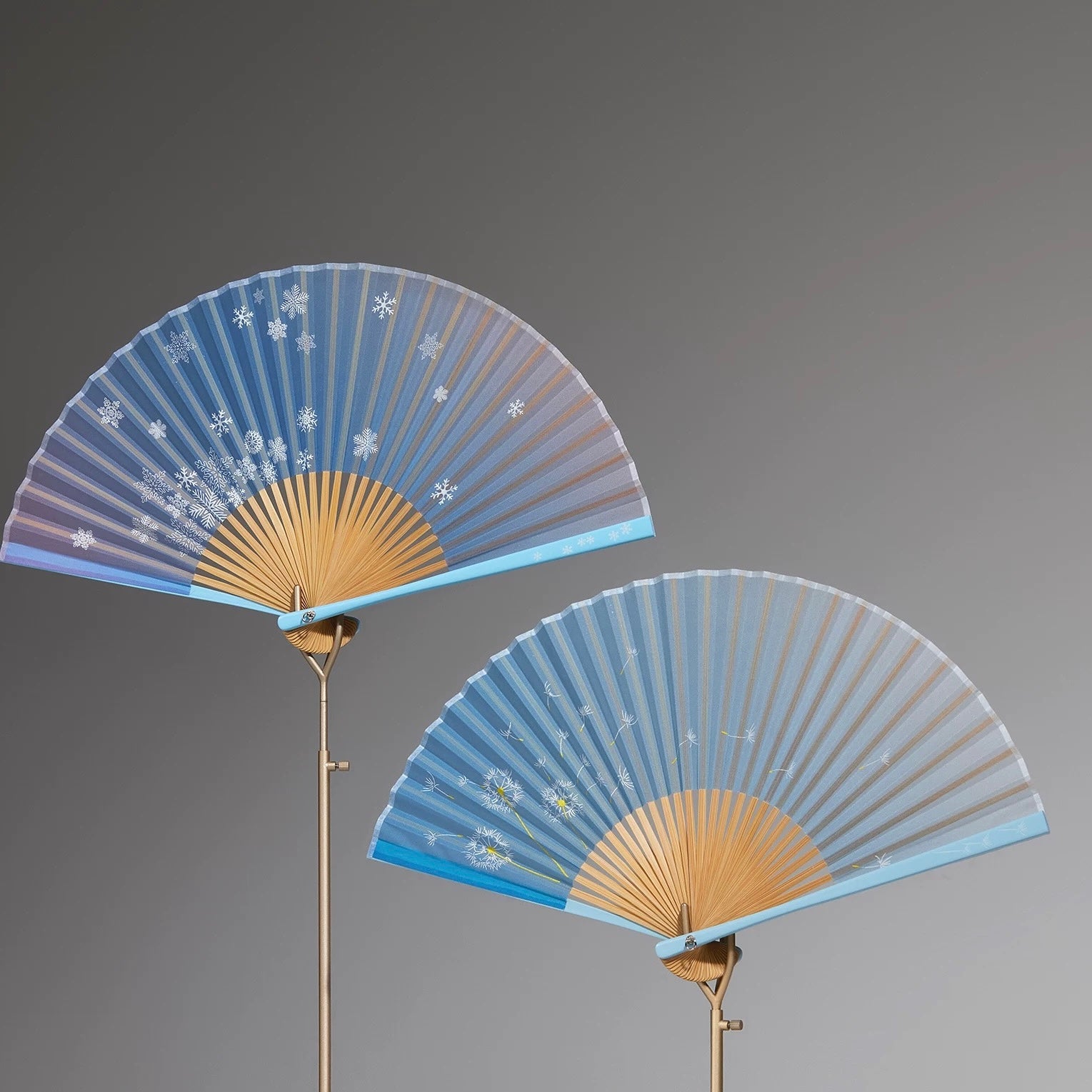 The Whispering Silk | Handcrafted Silk Folding Fan