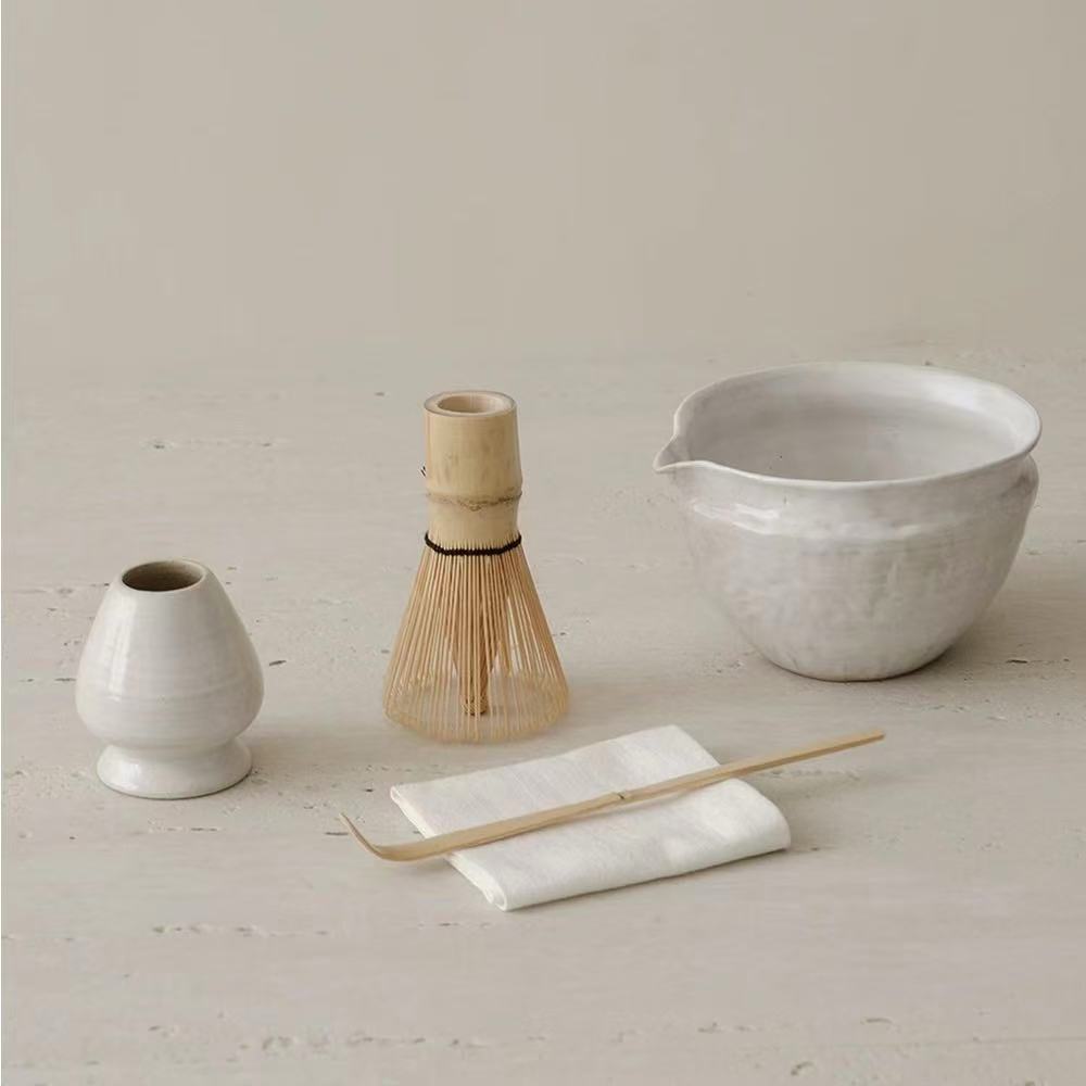 The Whispering Soil | Wabi-Sabi Spouted Matcha Ritual 5-Piece Suite