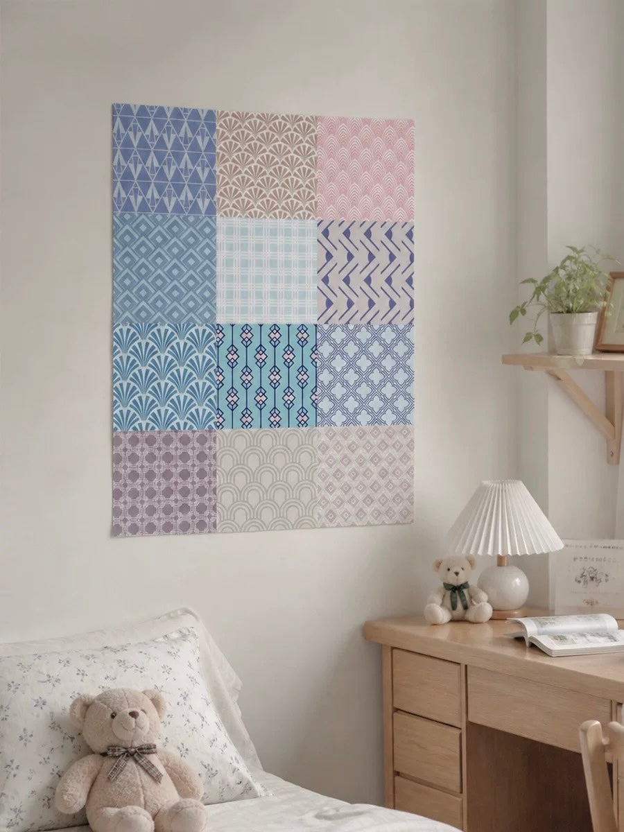 Japanese Farmhouse Retro Wool Tapestry Wall Hanging