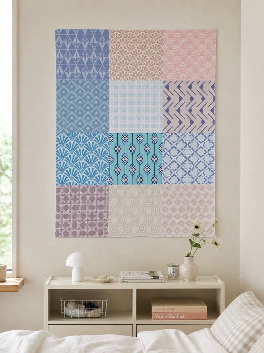 Japanese Farmhouse Retro Wool Tapestry Wall Hanging