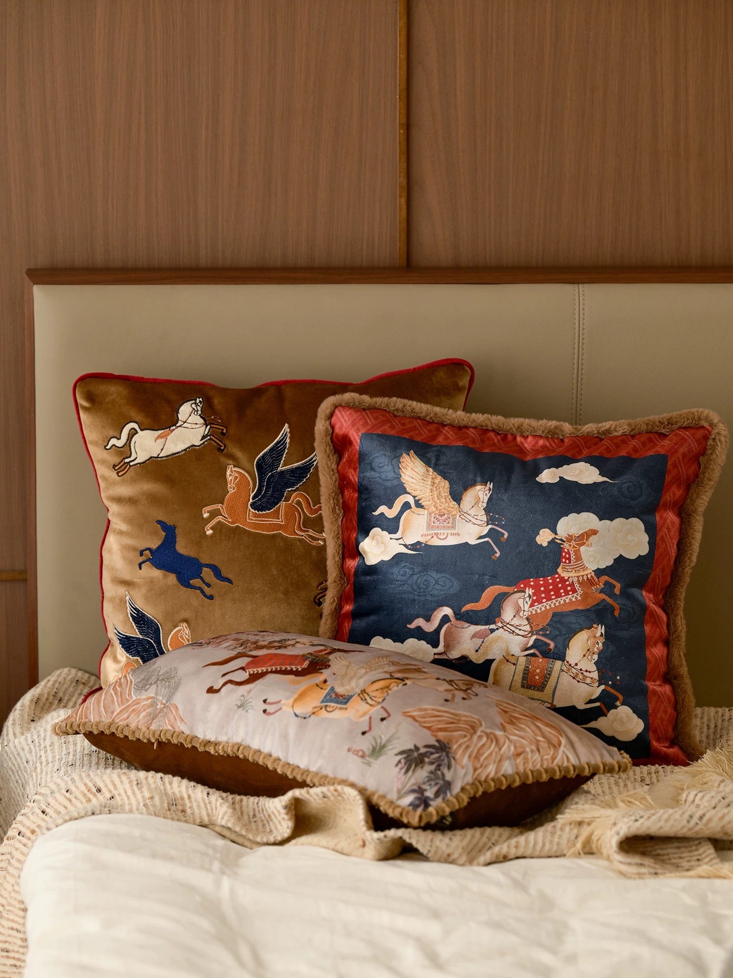 "Ride Upon Dreams" Artisan Cushion