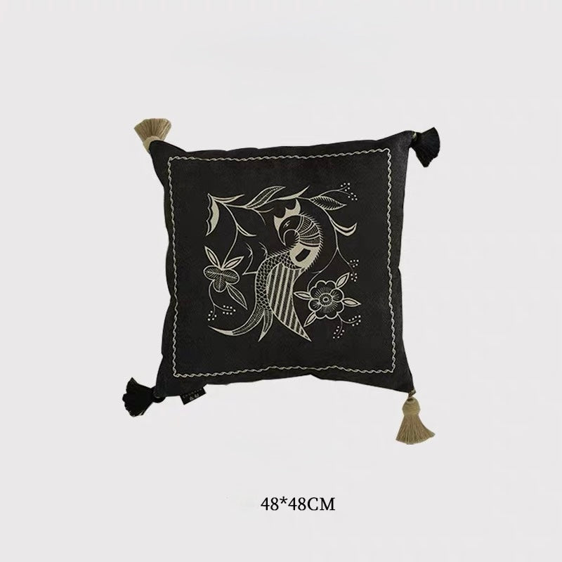 Miao Vine Motif Artisan Cushion