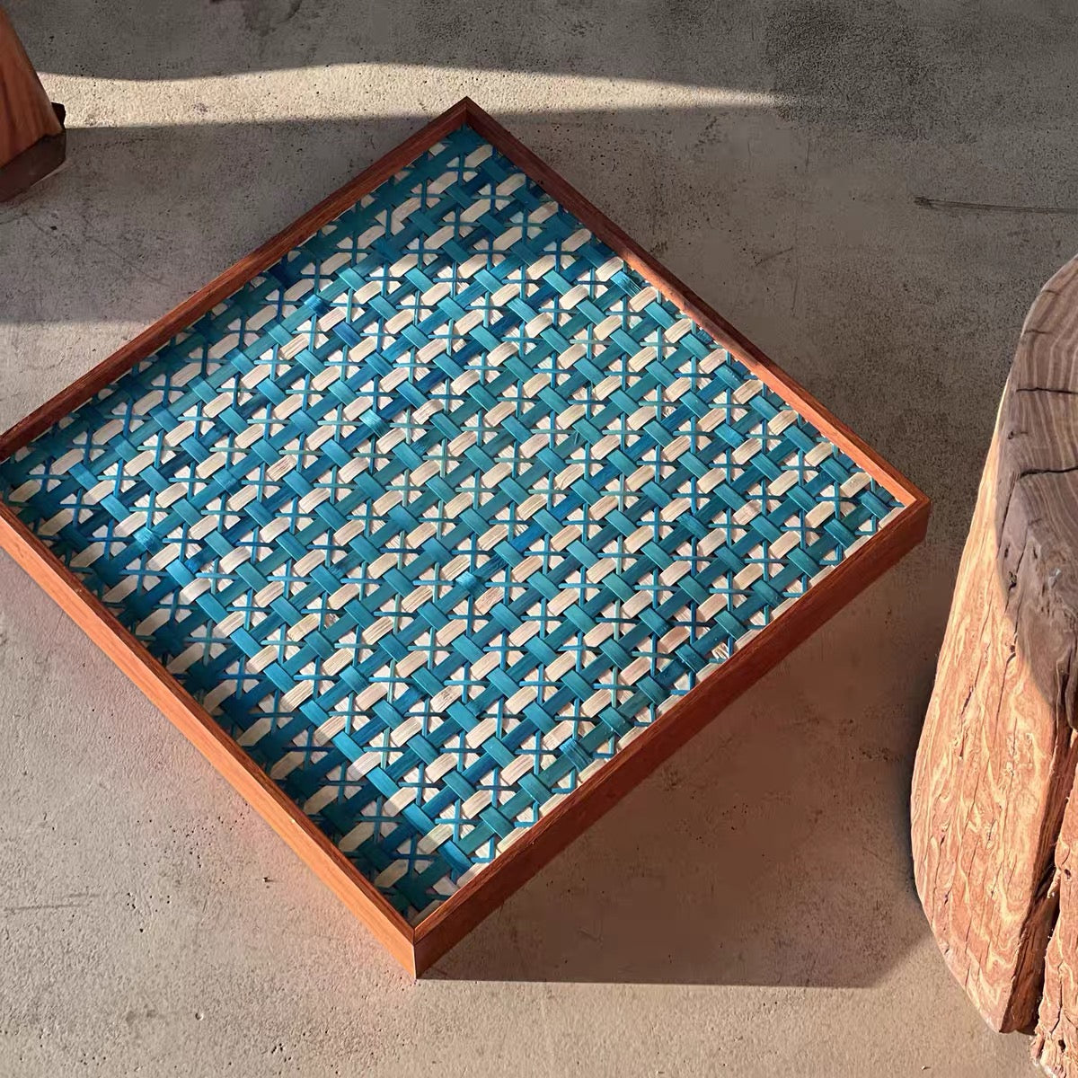 Ascending Prosperity Bamboo Weave Artwork