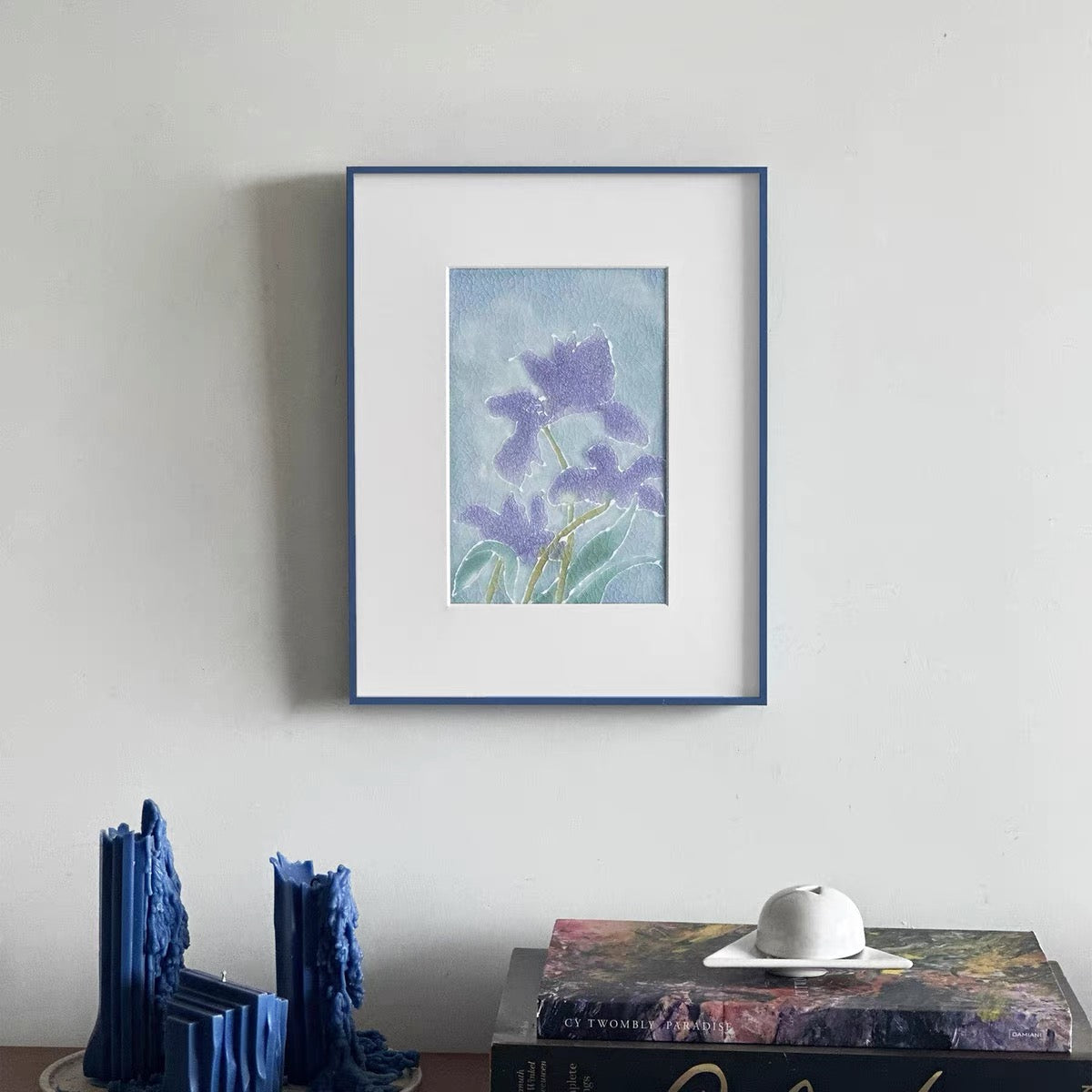 Iris by the Waterside Porcelain Panel Artwork