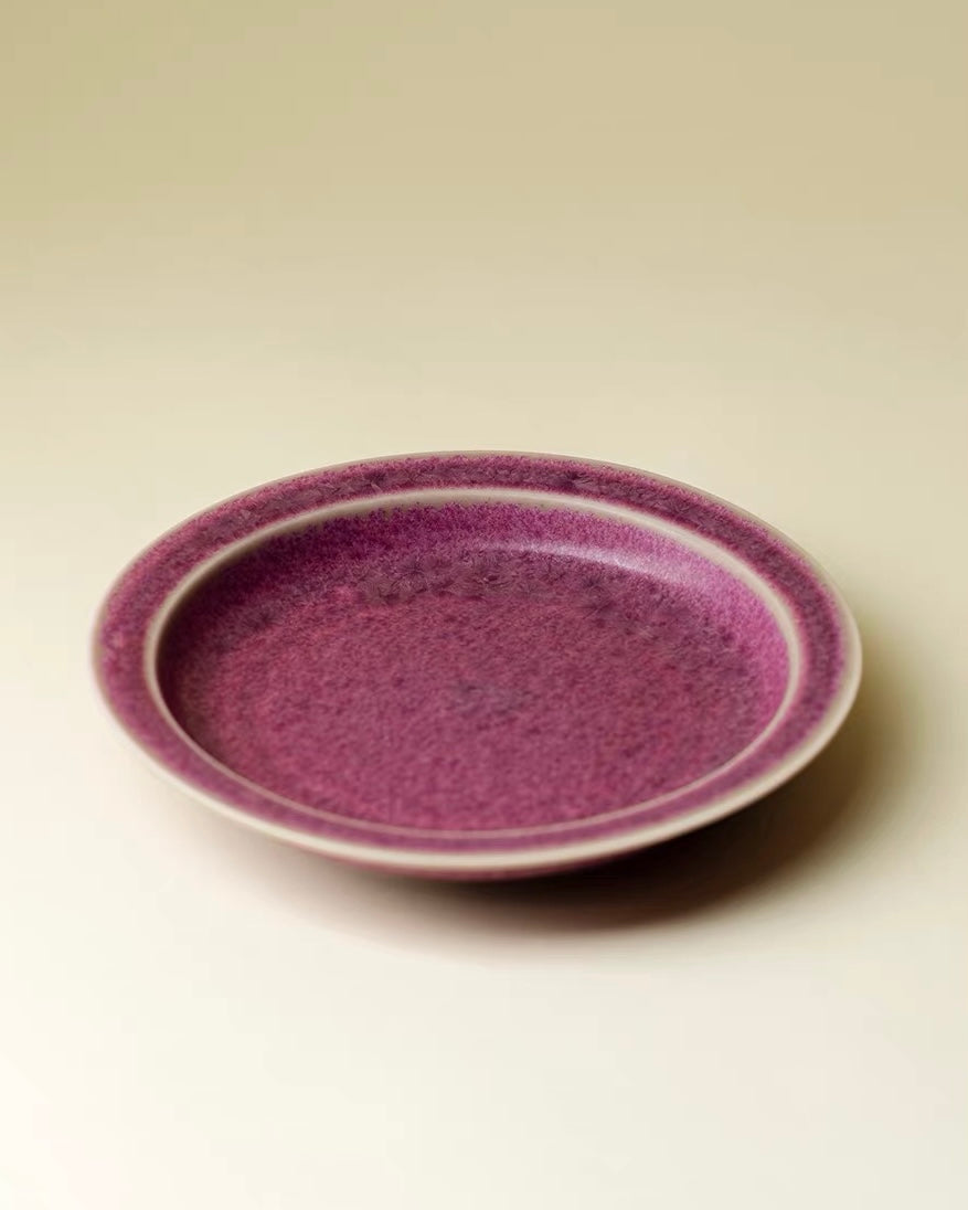 Amethyst Frost Kiln-Transmutation Tea Cup