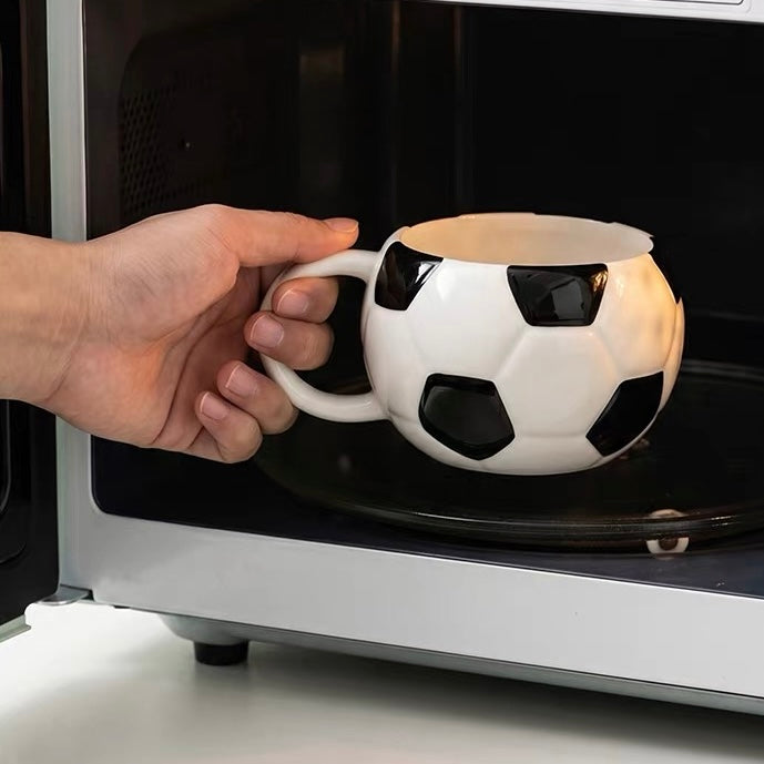 Creative Sports Ceramic Mug — Football and Baseball Edition