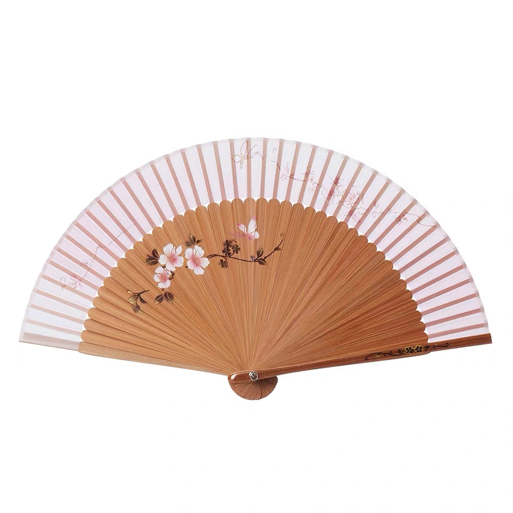 Dreaming of Butterflies Silk Folding Fan