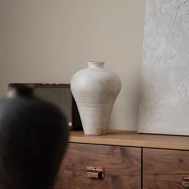 Handcrafted Wabi-Sabi Statement Vase