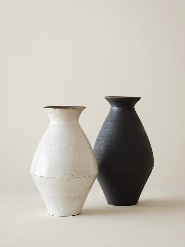 Zen Pink Kohiki Handcrafted Geometric Vase