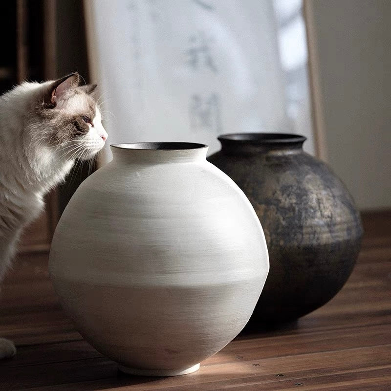 Handcrafted Wabi-Sabi Grand Vase