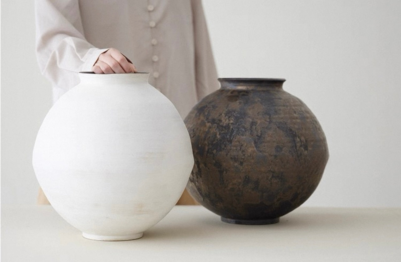 Handcrafted Wabi-Sabi Grand Vase