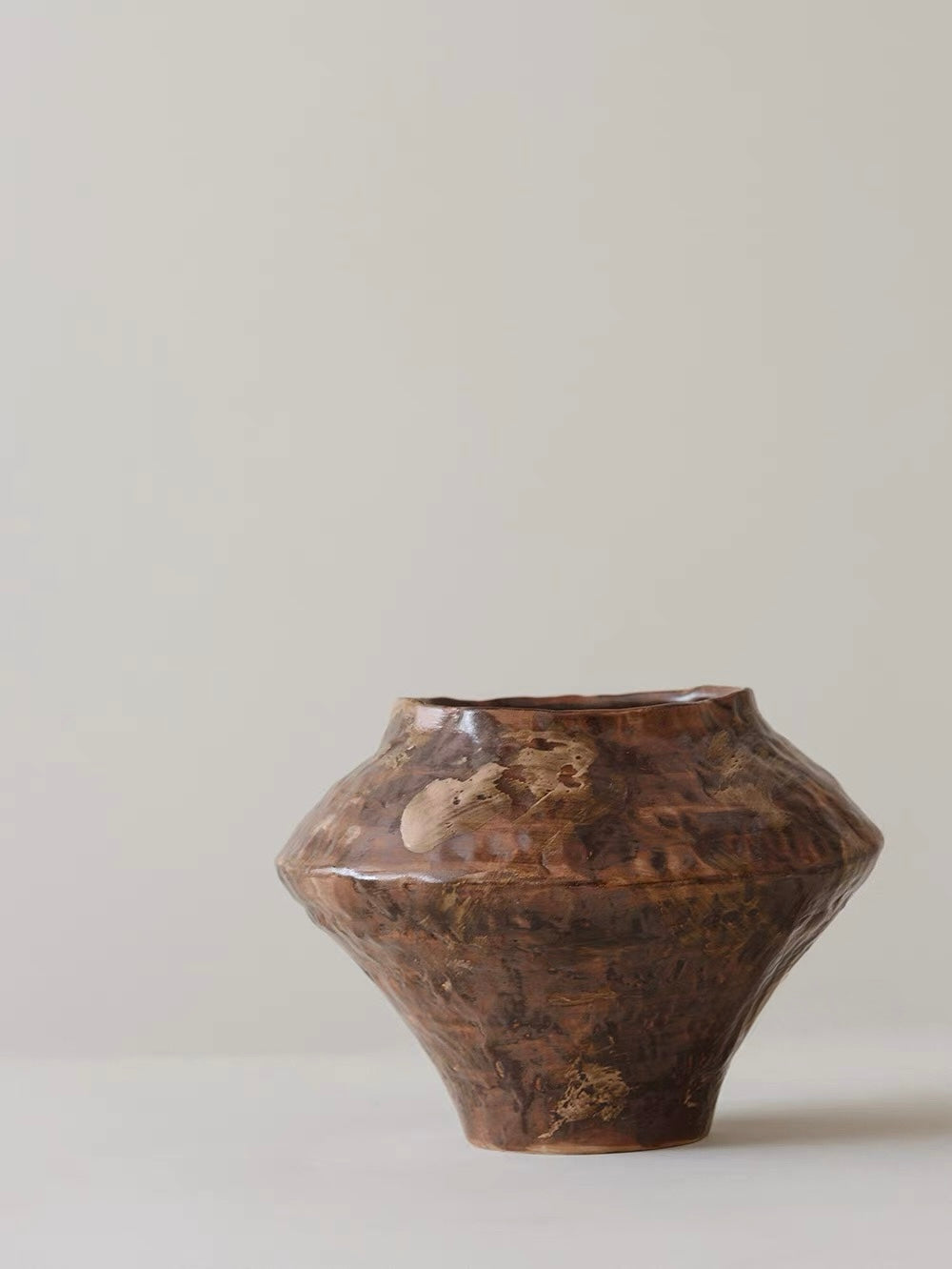 Handcrafted Wabi-Sabi Ceramic Jar