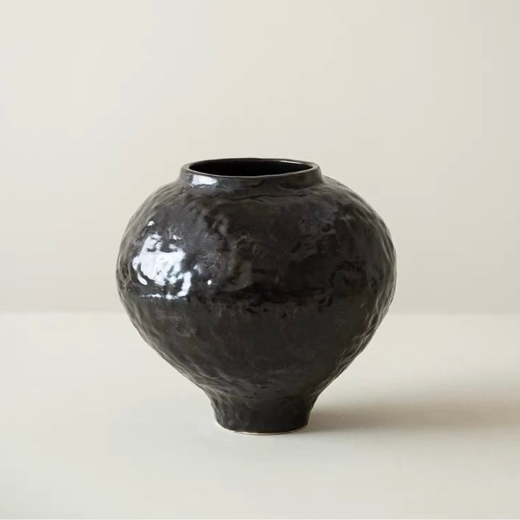 Handcrafted Wabi-Sabi Ceramic Jar