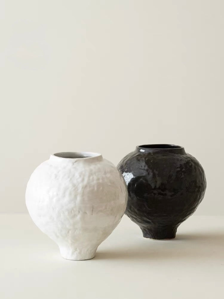 Handcrafted Wabi-Sabi Ceramic Jar