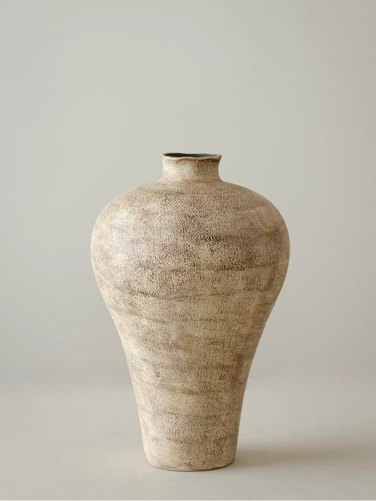 Handcrafted Stone Texture Kohiki Vase