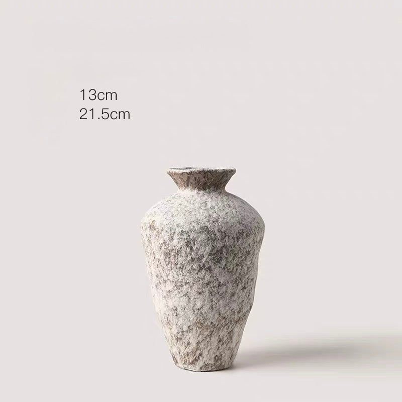 Handcrafted Wabi-Sabi Rustic Ceramic Vase