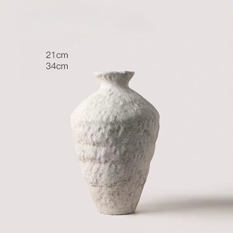 Handcrafted Wabi-Sabi Rustic Ceramic Vase