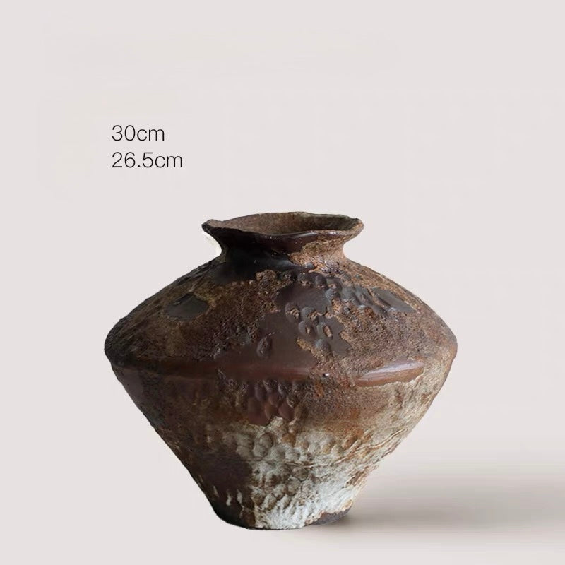 Handcrafted Wabi-Sabi Rustic Ceramic Vase