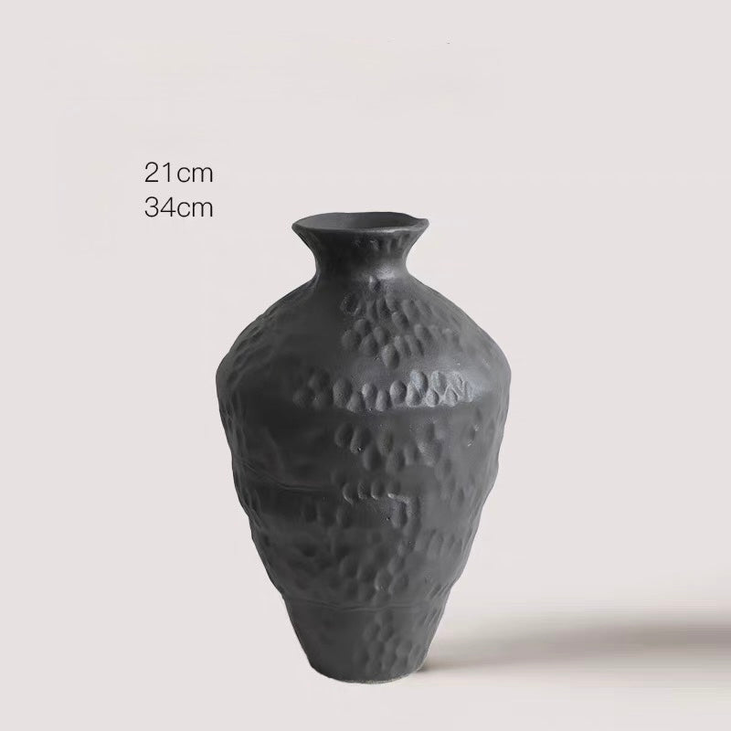 Handcrafted Wabi-Sabi Rustic Ceramic Vase