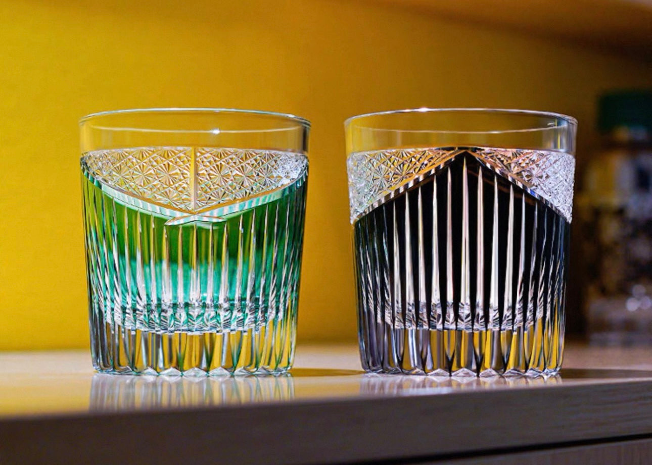 Edo Kiriko Handcrafted "Enmusubi" Whisky Glass – A Symbol of Meaningful Connections