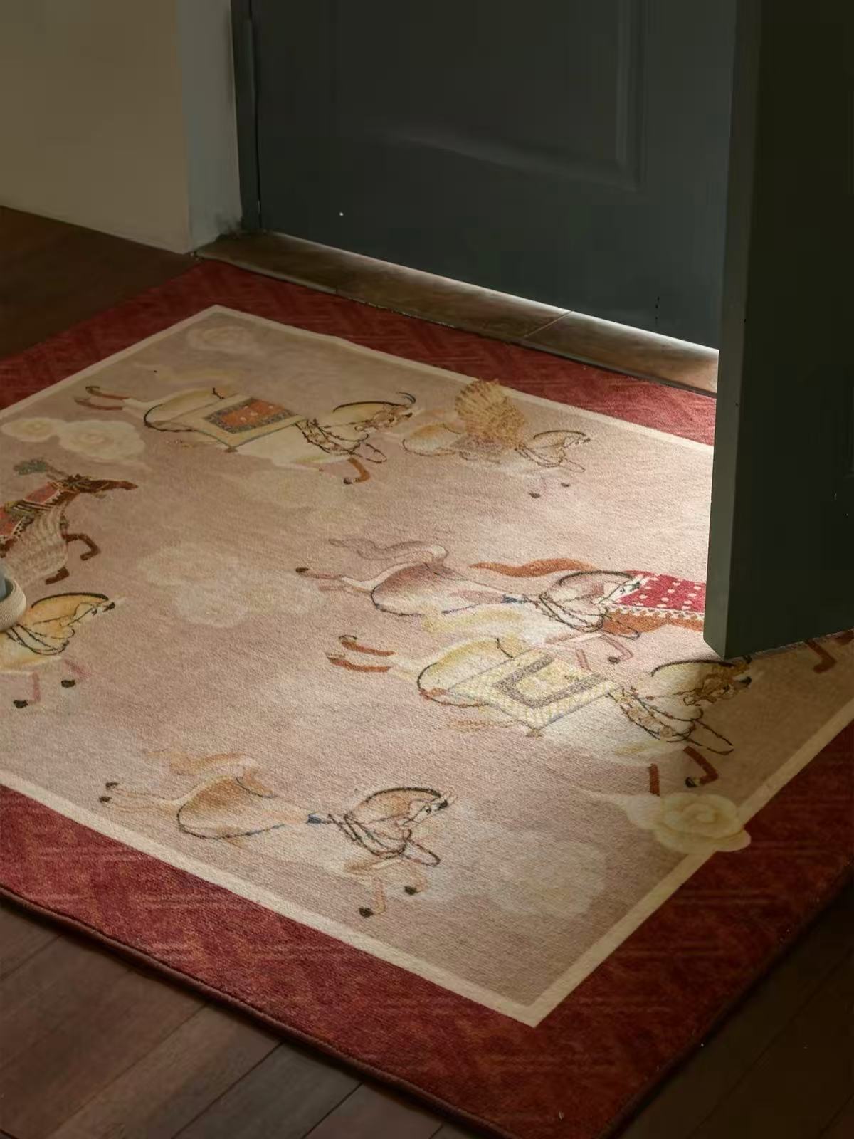 "Ride with Dreams" Vintage Chinese Entryway Rug – A New Oriental Welcome