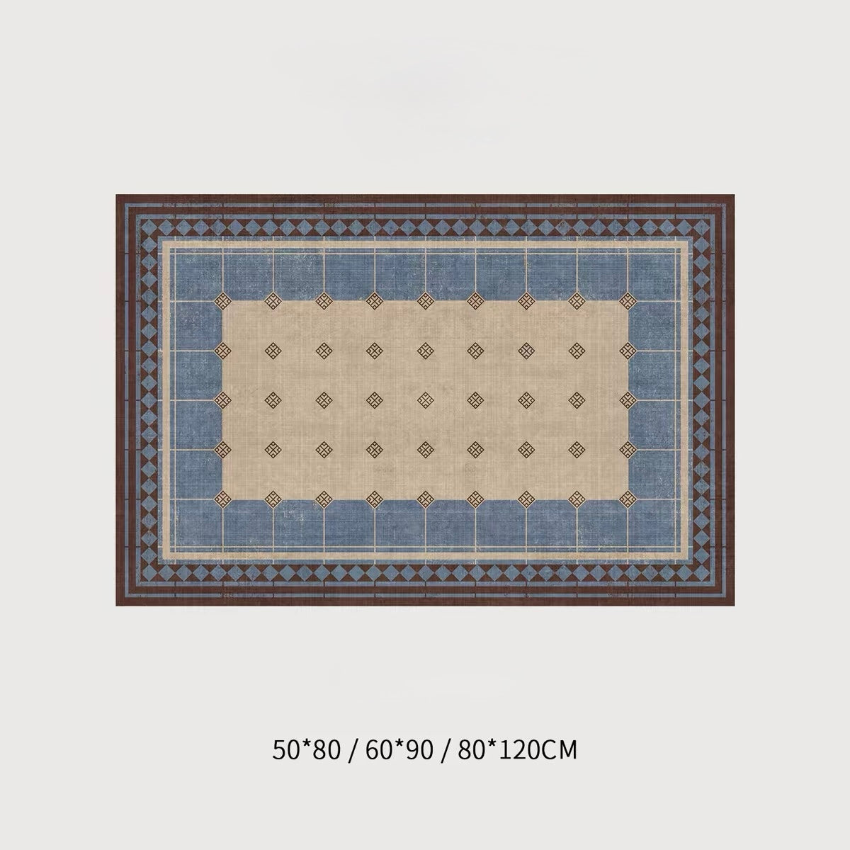 "Nanyang" Vintage Entryway Rug – A Journey Through Tropical Heritage