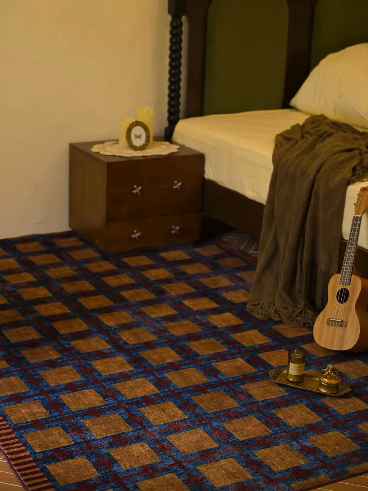 Vintage Nanyang Luxury Area Rug – Timeless Elegance with Tropical Heritage