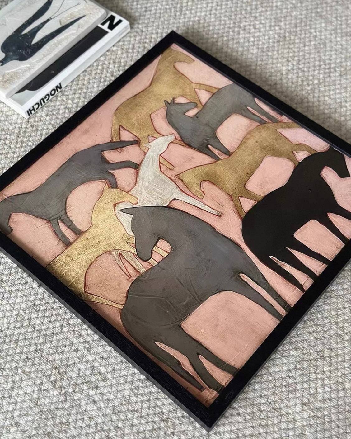 Modern Equestrian Wall Art – Pink Horizon | Museum Giclée Canvas Print