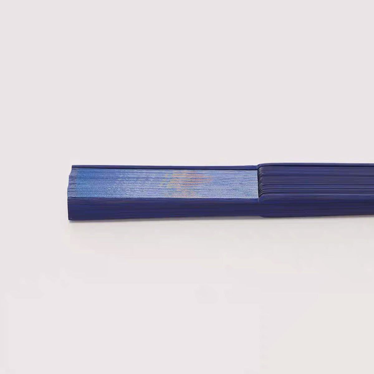 Handcrafted Silk Folding Fan – Peacock Feather Collection | Personalized Gift Edition