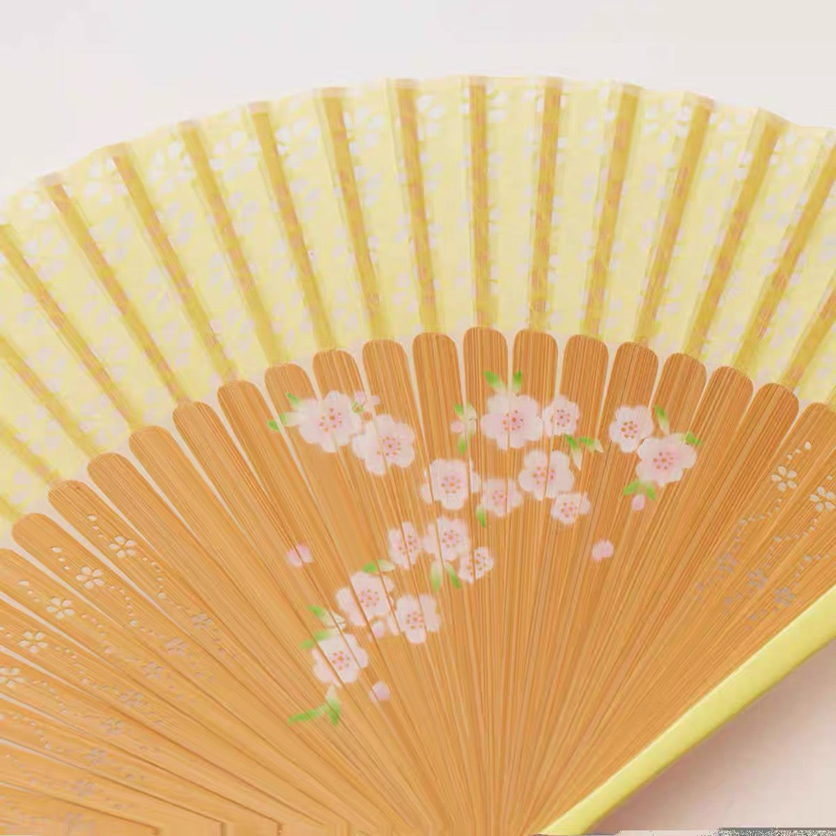 Snow Plum Blossom Folding Fan Collection – Handcrafted Silk Fan | Oriental Heritage Gift