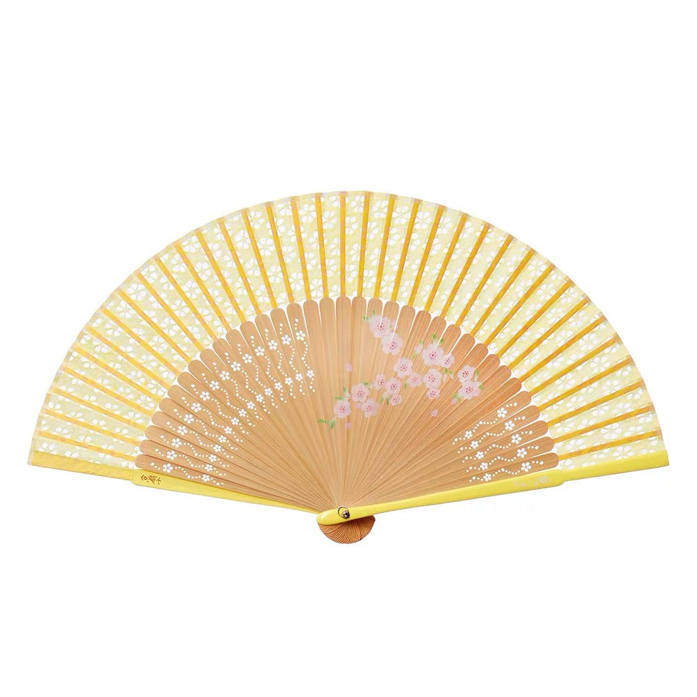 Snow Plum Blossom Folding Fan Collection – Handcrafted Silk Fan | Oriental Heritage Gift