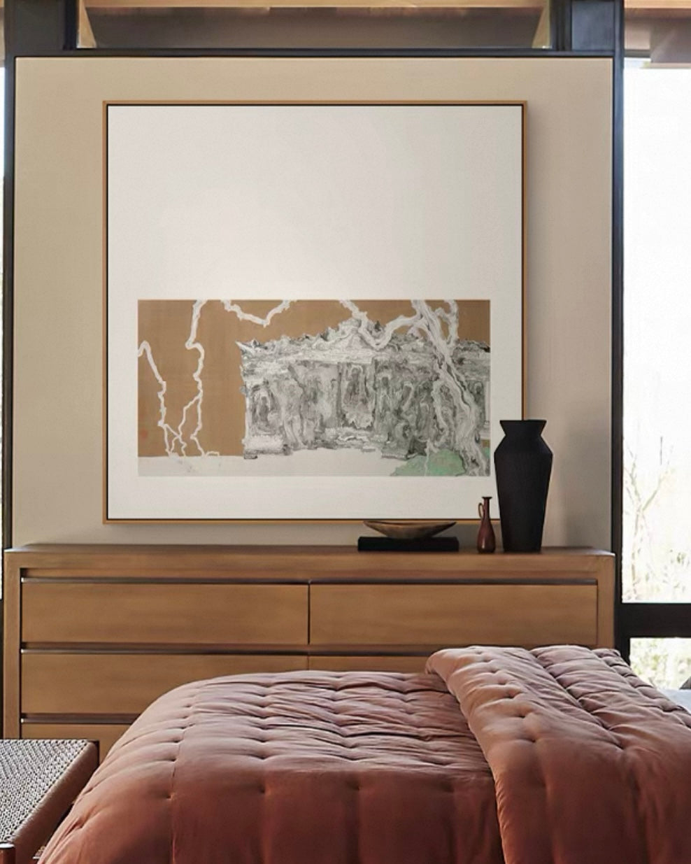 Dunhuang Bodhisattva Wall Art – Museum Giclée Canvas with Solid Wood Frame