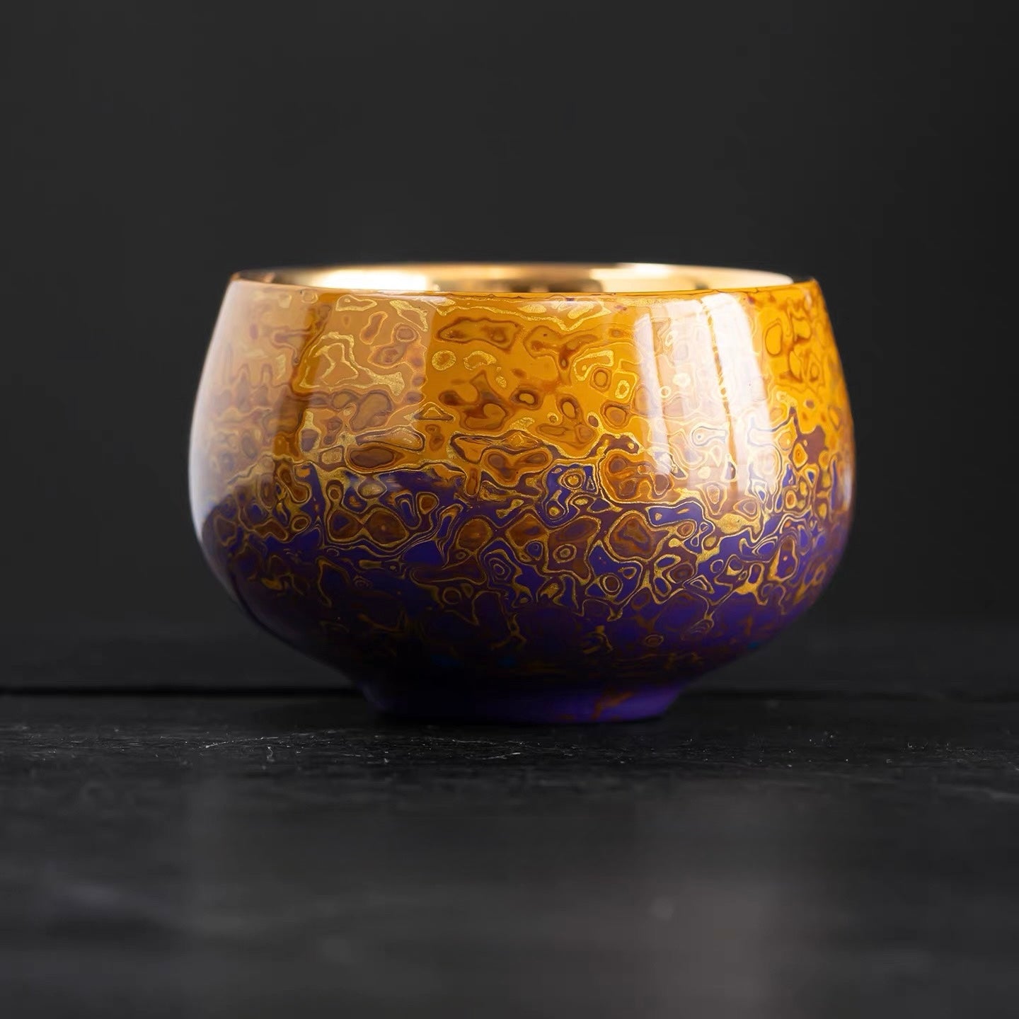 Midnight Radiance | Handcrafted Raden Lacquerware Master Cup