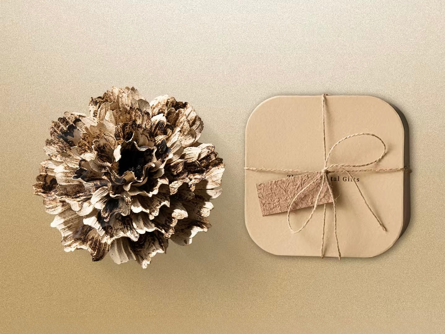 Collector's Edition Handcrafted Ceramic Flower Incense Holder – Artisan Sculpture for Refined Interiors