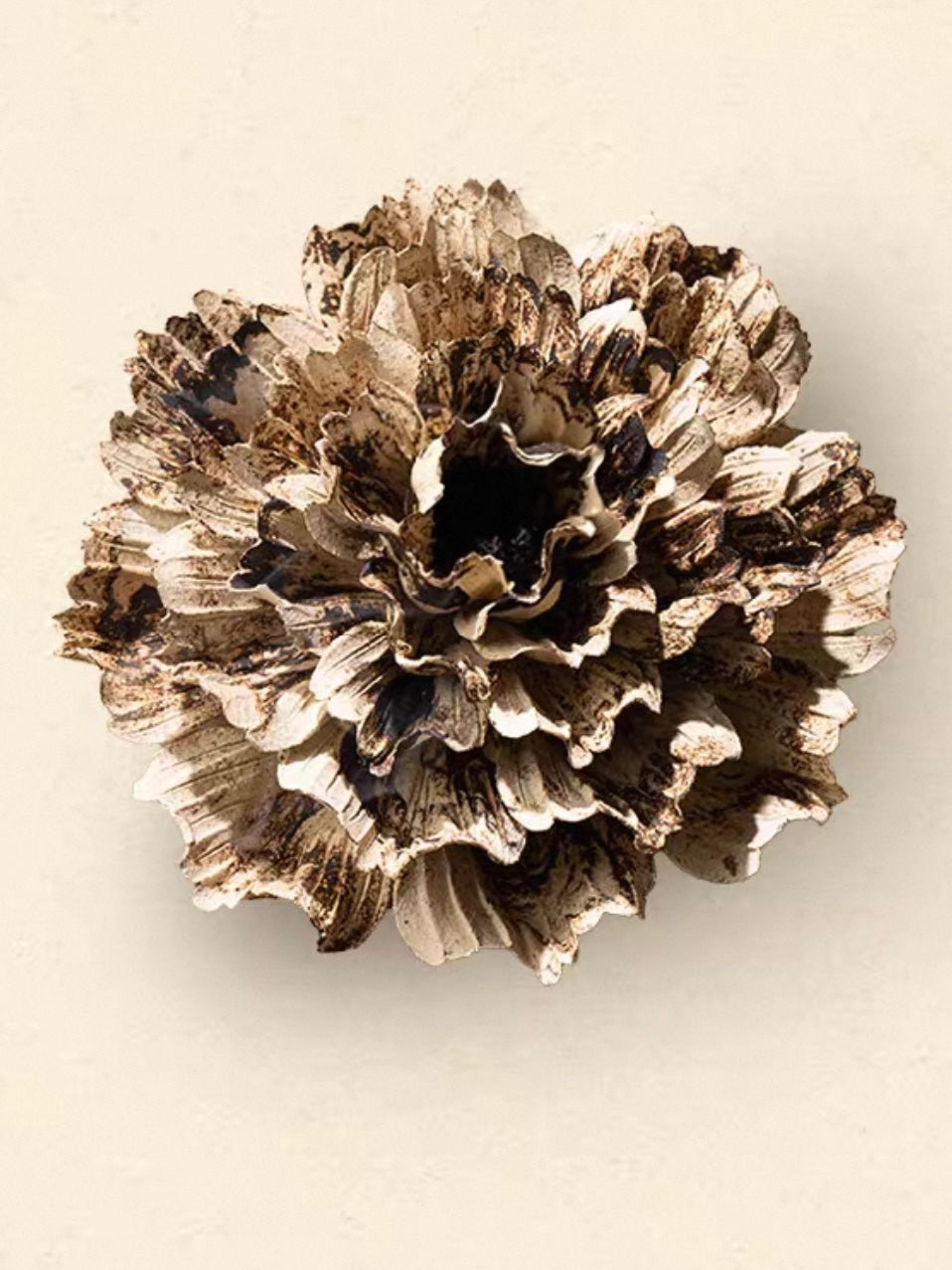 Collector's Edition Handcrafted Ceramic Flower Incense Holder – Artisan Sculpture for Refined Interiors