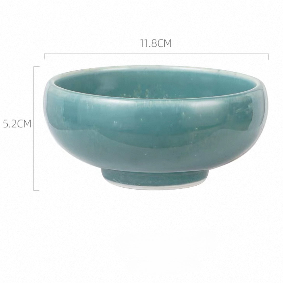 Japanese Gloss Glazed Ceramic Bowls – Radiant Elegance for Every Meal