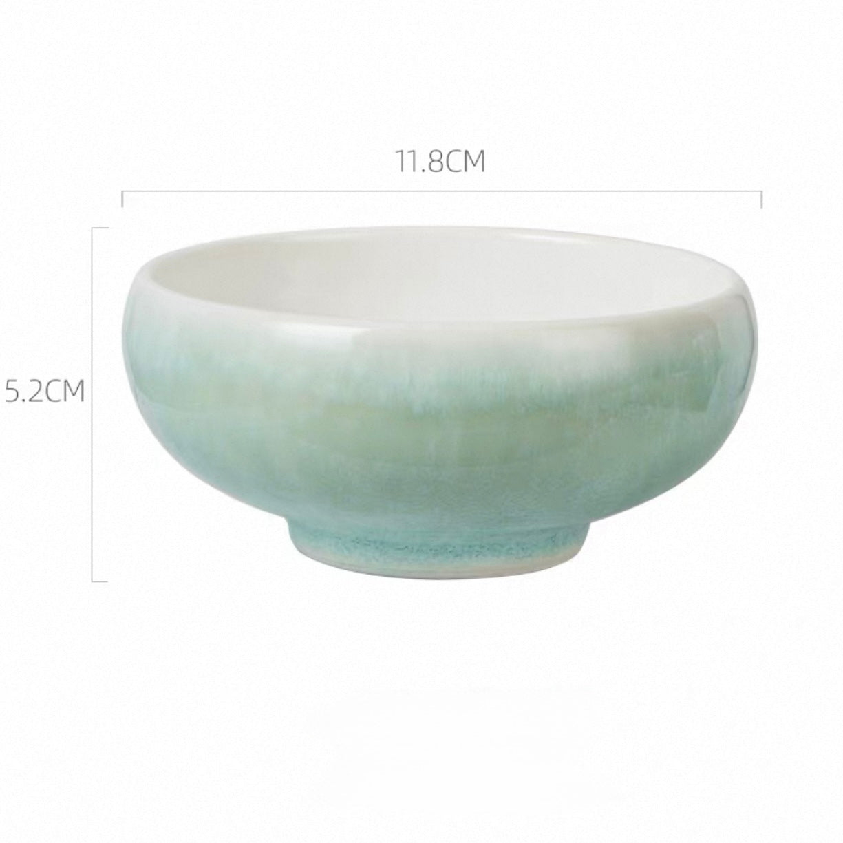 Japanese Gloss Glazed Ceramic Bowls – Radiant Elegance for Every Meal
