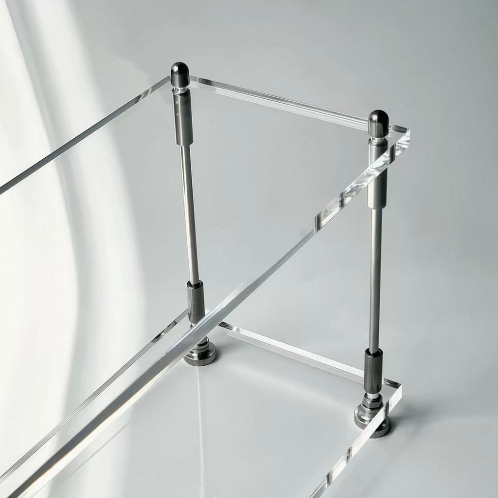 Axis Stainless Steel and Acrylic Display Stand